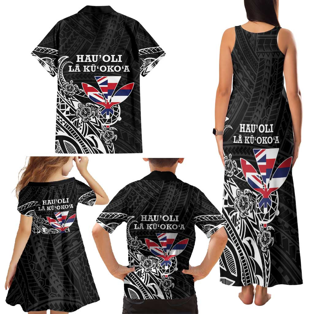 Hawaii November 28th Is My Independence Day Family Matching Tank Maxi Dress and Hawaiian Shirt