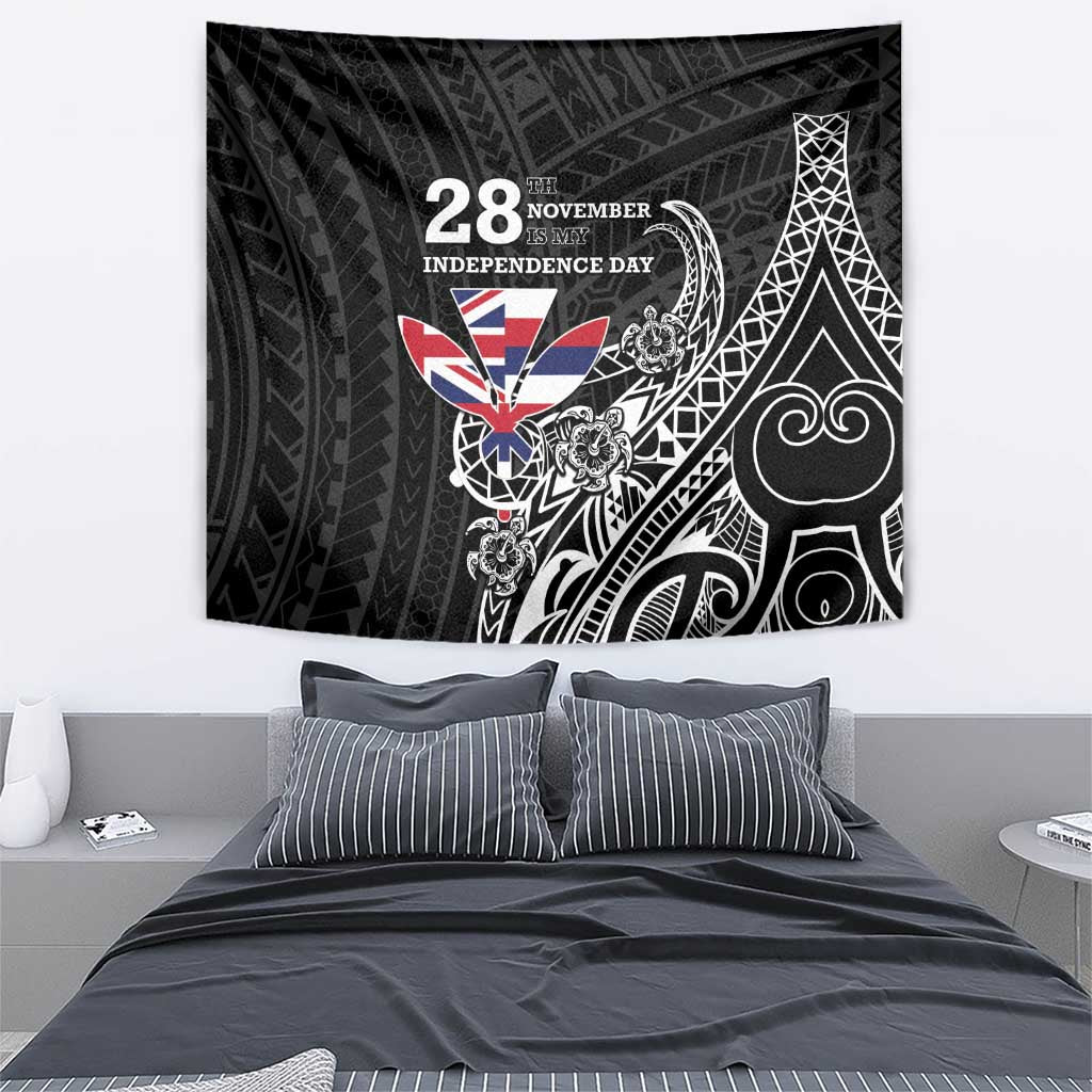 Hawaii November 28th Is My Independence Day Tapestry
