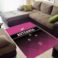 New Zealand Women Cricket Area Rug Pink Simple Style LT05 - Polynesian Pride
