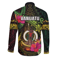 Vanuatu Family Matching Short Sleeve Bodycon Dress and Hawaiian Shirt Be Strong Pray For Port Vila LT05 - Polynesian Pride