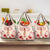 Siva Samoa Grocery Bag Samoan Taupou With Polynesian Pattern