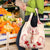 Siva Samoa Grocery Bag Samoan Taupou With Polynesian Pattern