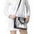 New Zealand Morepork Shoulder Handbag Maori Pattern White