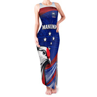 Custom Samoa Rugby Family Matching Tank Maxi Dress and Hawaiian Shirt Manuma Ptilinopus Perousii