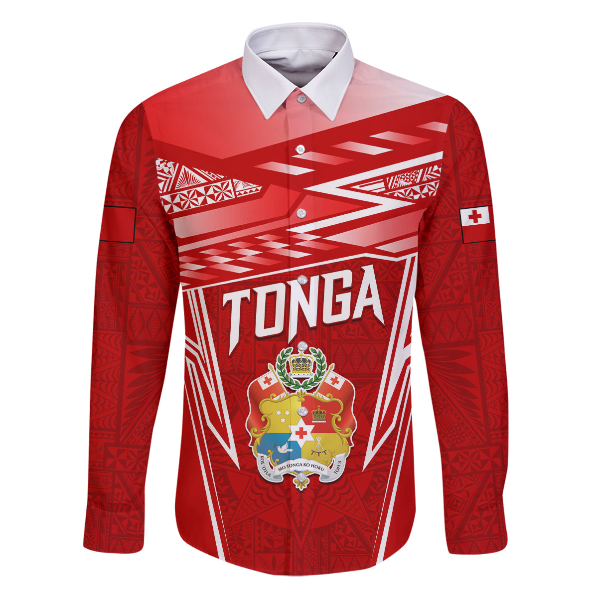 Custom Tonga Rugby Family Matching Off Shoulder Maxi Dress and Hawaiian Shirt Kupesi Ngatu Pattern