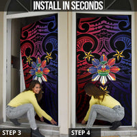 Haiti Philippines Door Cover Haitian Coat Of Arms With Filipino Sun
