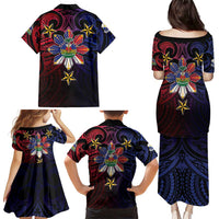 Haiti Philippines Family Matching Puletasi and Hawaiian Shirt Haitian Coat Of Arms With Filipino Sun LT05 - Polynesian Pride