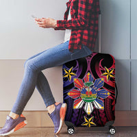 Haiti Philippines Luggage Cover Haitian Coat Of Arms With Filipino Sun