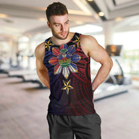 Haiti Philippines Men Tank Top Haitian Coat Of Arms With Filipino Sun