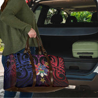 Haiti Philippines Travel Bag Haitian Coat Of Arms With Filipino Sun