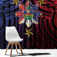 Haiti Philippines Window Curtain Haitian Coat Of Arms With Filipino Sun