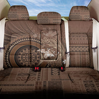 Samoa Tatau Marlin Back Car Seat Cover With Siapo Motifs Brown