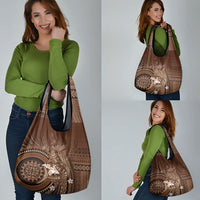Samoa Tatau Marlin Grocery Bag With Siapo Motifs Brown