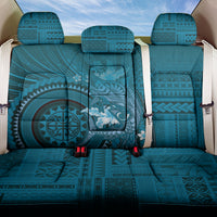 Samoa Tatau Marlin Back Car Seat Cover With Siapo Motifs Teal