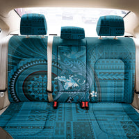 Samoa Tatau Marlin Back Car Seat Cover With Siapo Motifs Teal