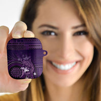 Samoa Tatau Marlin AirPods Case With Siapo Motifs Violet