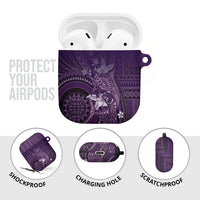 Samoa Tatau Marlin AirPods Case With Siapo Motifs Violet