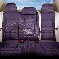 Samoa Tatau Marlin Back Car Seat Cover With Siapo Motifs Violet
