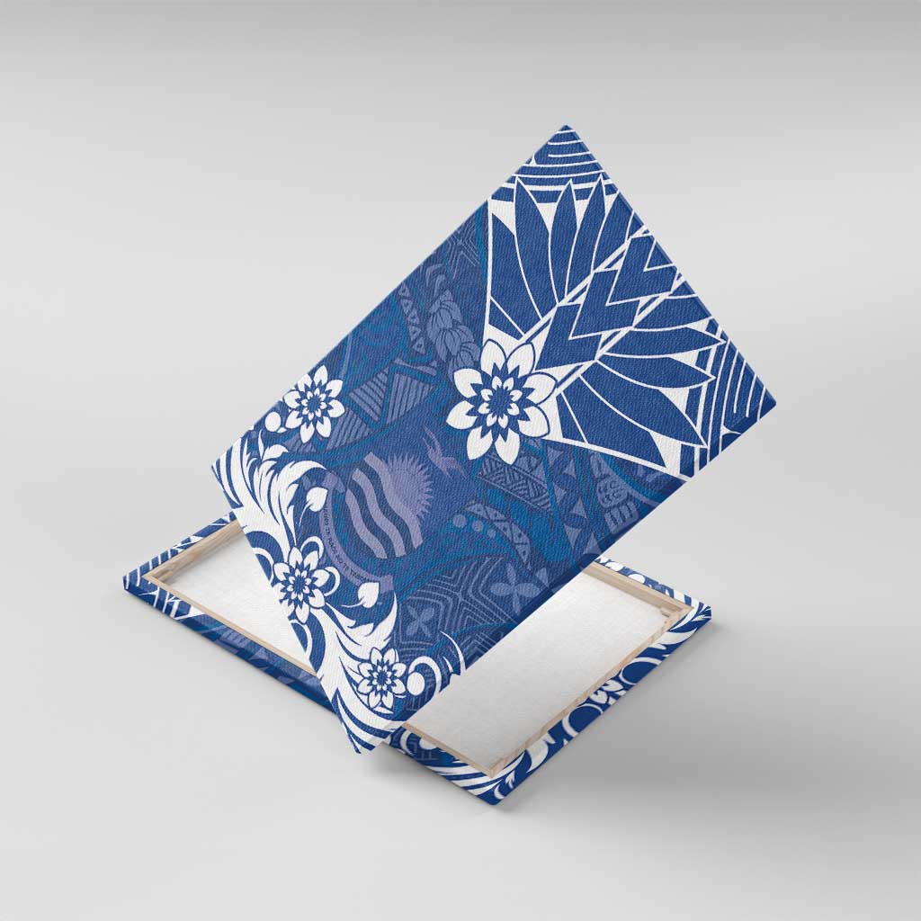 Wikin te Taetae ni Kiribati Canvas Wall Art Pacific Tapa Pattern