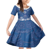 Wikin te Taetae ni Kiribati Family Matching Mermaid Dress and Hawaiian Shirt Pacific Tapa Pattern
