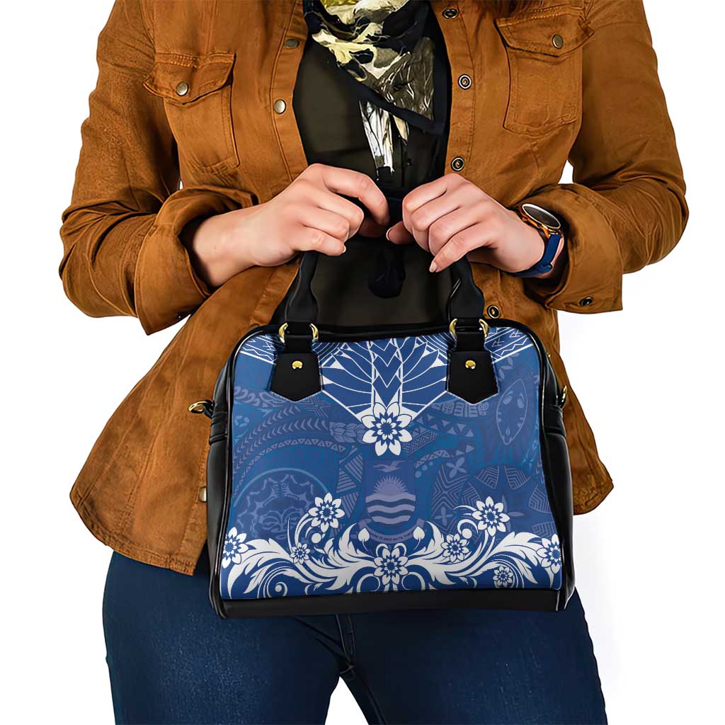Wikin te Taetae ni Kiribati Shoulder Handbag Pacific Tapa Pattern