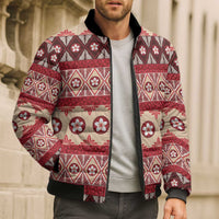 Tonga Language Week Bomber Puffer Jacket Lea Faka-Tonga Everyday - Polynesian Pride
