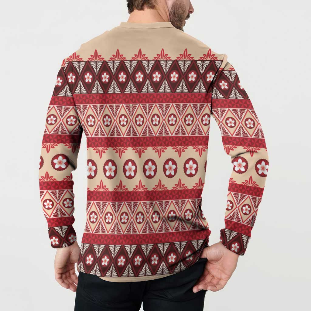 Tonga Language Week Button Sweatshirt Lea Faka-Tonga Everyday - Polynesian Pride