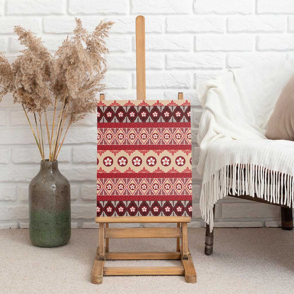 Tonga Language Week Canvas Wall Art Lea Faka-Tonga Everyday - Polynesian Pride