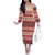 Tonga Language Week Family Matching Off The Shoulder Long Sleeve Dress and Hawaiian Shirt Lea Faka-Tonga Everyday - Polynesian Pride