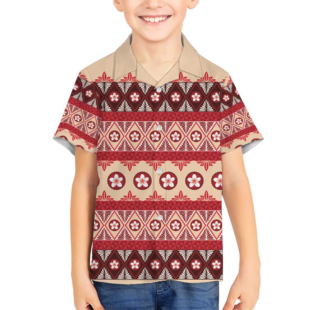 Tonga Language Week Family Matching Short Sleeve Bodycon Dress and Hawaiian Shirt Lea Faka-Tonga Everyday - Polynesian Pride
