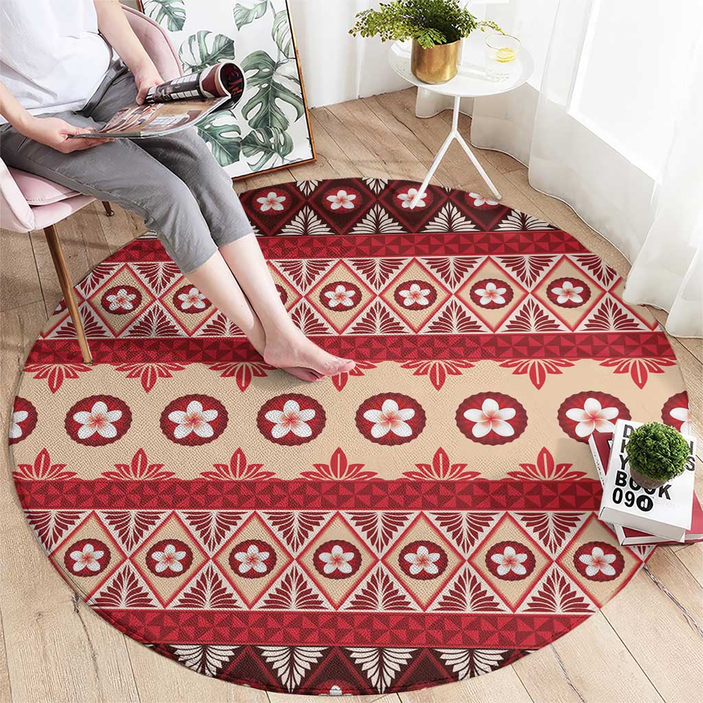 Tonga Language Week Round Carpet Lea Faka-Tonga Everyday - Polynesian Pride