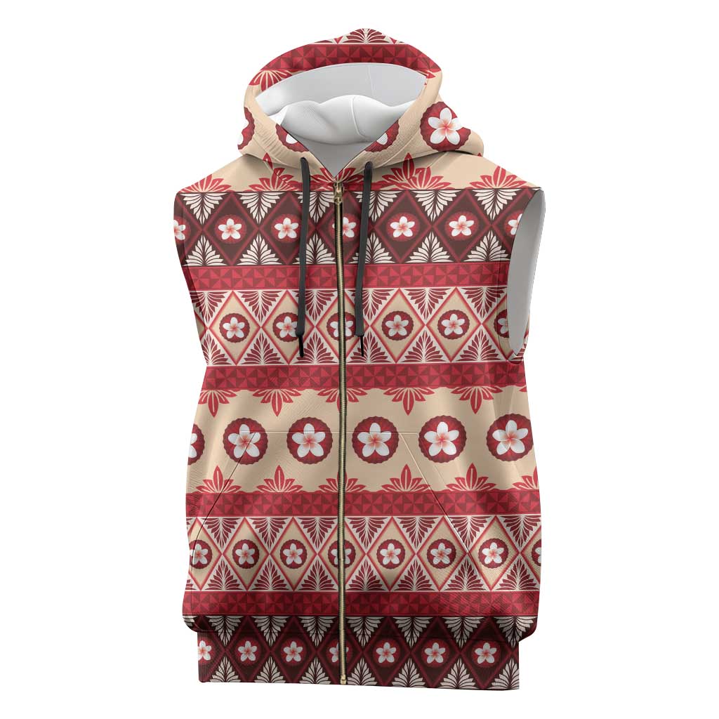 Tonga Language Week Sleeveless Zip Hoodie Lea Faka-Tonga Everyday - Polynesian Pride