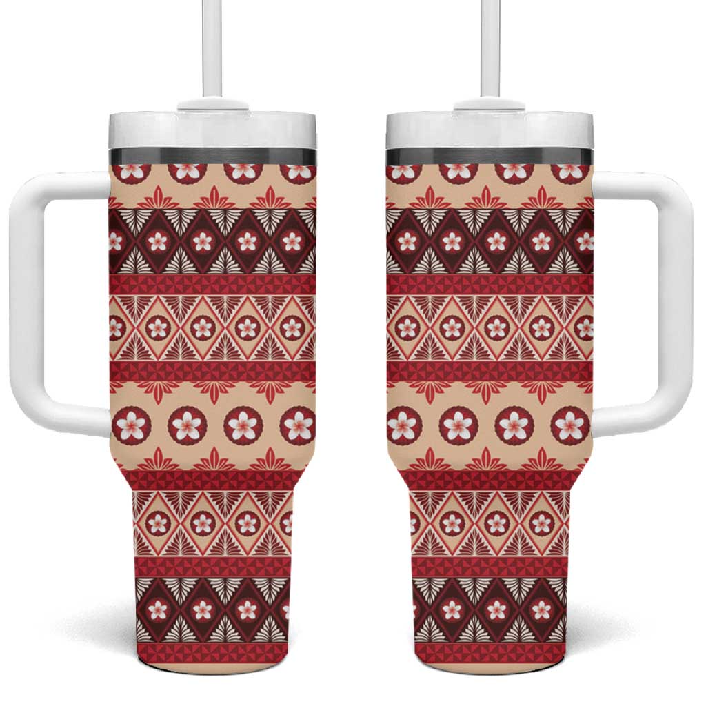 Tonga Language Week Tumbler With Handle Lea Faka-Tonga Everyday - Polynesian Pride