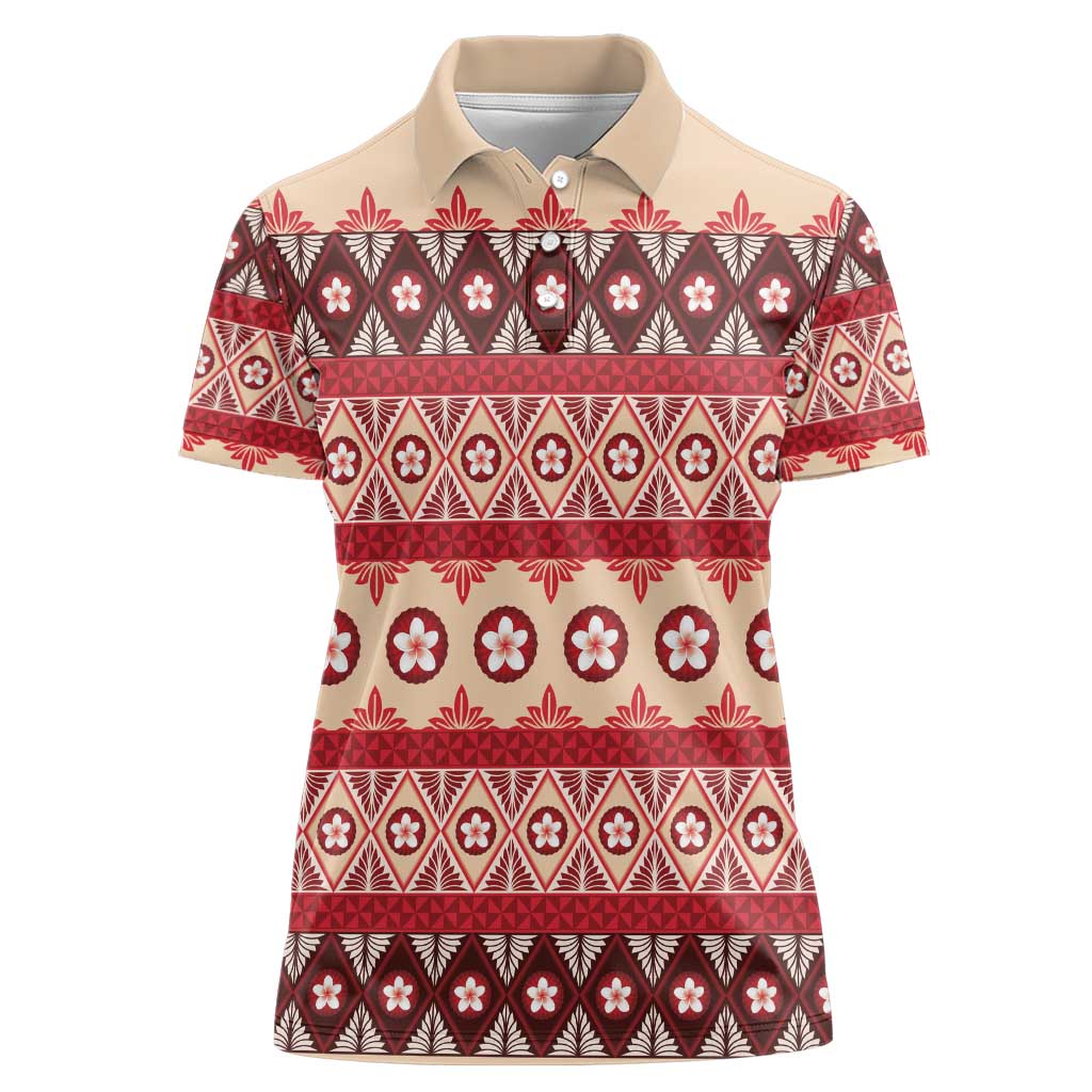 Tonga Language Week Women Polo Shirt Lea Faka-Tonga Everyday - Polynesian Pride