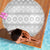 Tonga White Sunday Beach Blanket Tongan Ngatu Siale Pattern - Polynesian Pride