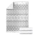 Tonga White Sunday Blanket Tongan Ngatu Siale Pattern - Polynesian Pride