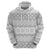 Tonga White Sunday Hoodie Tongan Ngatu Siale Pattern - Polynesian Pride