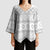 Tonga White Sunday Kimono Sleeve Blouse Tongan Ngatu Siale Pattern - Polynesian Pride