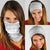 Tonga White Sunday Neck Gaiter Tongan Ngatu Siale Pattern - Polynesian Pride