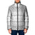 Tonga White Sunday Padded Jacket Tongan Ngatu Siale Pattern - Polynesian Pride