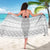 Tonga White Sunday Sarong Tongan Ngatu Siale Pattern - Polynesian Pride