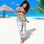 Tonga White Sunday Sarong Tongan Ngatu Siale Pattern - Polynesian Pride