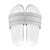 Tonga White Sunday Slide Sandals Tongan Ngatu Siale Pattern - Polynesian Pride
