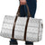 Tonga White Sunday Travel Bag Tongan Ngatu Siale Pattern - Polynesian Pride