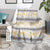 Samoa White Sunday Blanket Samoan Tapa Yellow Hibiscus - Polynesian Pride
