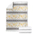 Samoa White Sunday Blanket Samoan Tapa Yellow Hibiscus - Polynesian Pride