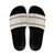 Samoa White Sunday Slide Sandals Samoan Tapa Yellow Hibiscus - Polynesian Pride