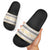 Samoa White Sunday Slide Sandals Samoan Tapa Yellow Hibiscus - Polynesian Pride