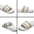 Samoa White Sunday Slide Sandals Samoan Tapa Yellow Hibiscus - Polynesian Pride