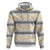 Samoa White Sunday Zip Hoodie Samoan Tapa Yellow Hibiscus - Polynesian Pride